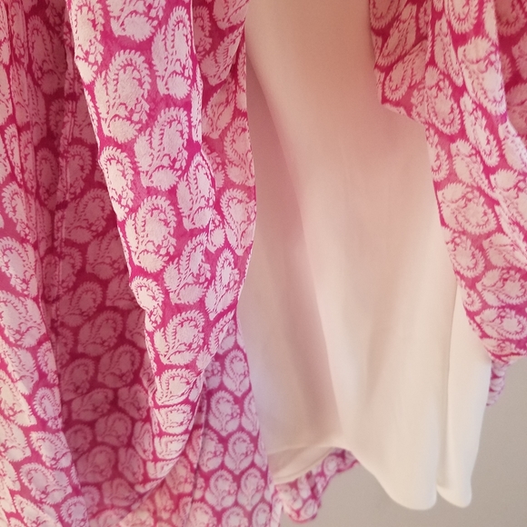 Diane Von Furstenberg Silk Fleurette Mini Semi Sheer Flowy Dress 4 - Picture 11 of 14